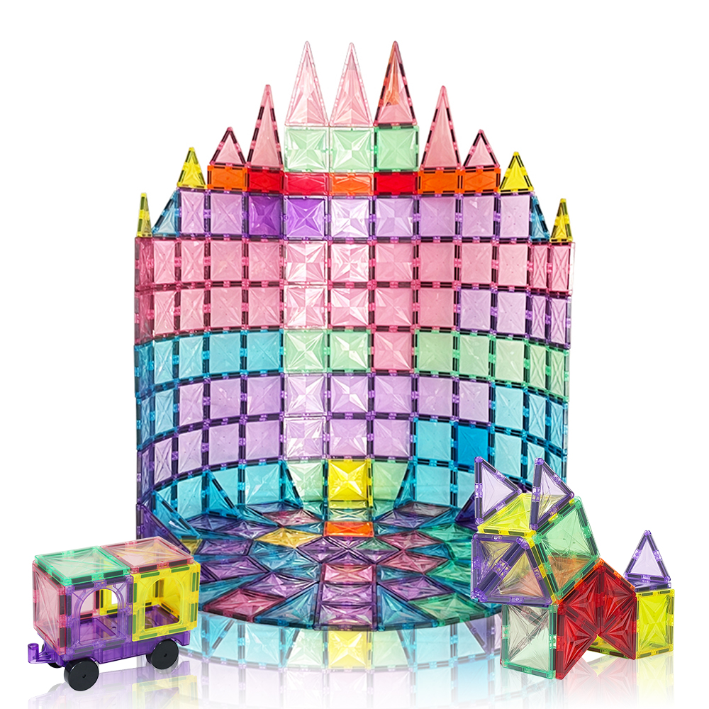 2025 New Design 108 Pcs Magical 3D Magnetic Building Blocks Kids Plastic Educational Toy EN71 CPC 100 Pcs STEM Education