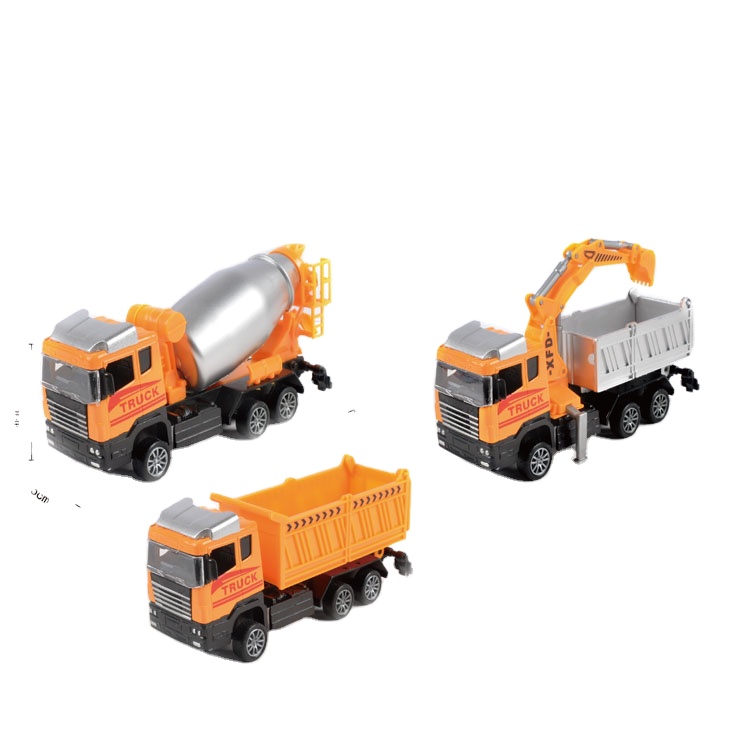 Toy Manufacturer Die Cast Car Model Toy Vehicles Container Trailer Truck Pull Back OEM ODM
