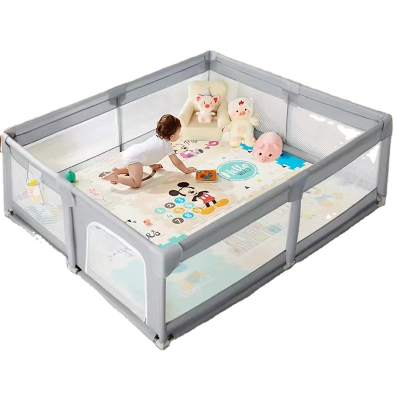 Durable Safe Collapsible Playpen Indoor Portable Baby Toy with Fall-Proof Safety Feature Designed in China for 0-3 Years Old