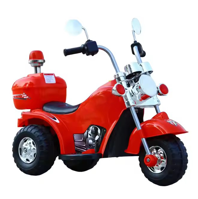 Children's Electric Motorcycle Baby Tricycle with Music Lights Baby Toy Car 1-6 Years Old